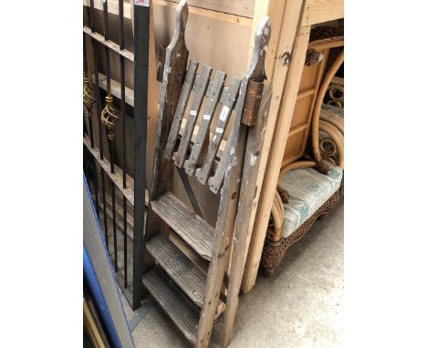 Small wooden step ladders 