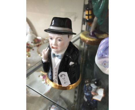 Royal Worcester 60/100 Churchill candle snuffer 
