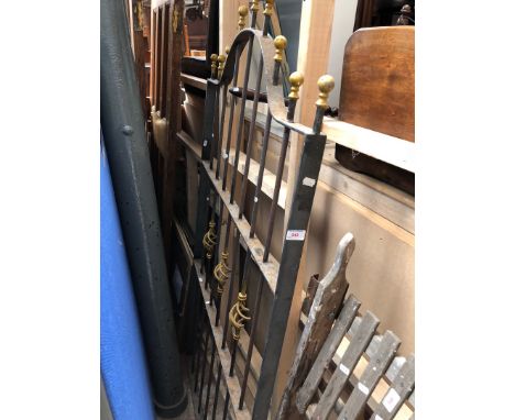 Mild steel arched gate 37inch width, 70 inch height 