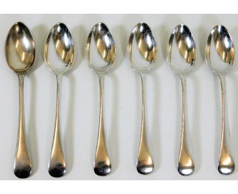A set of six silver teaspoons Joseph Rodgers &amp; Sons, Sheffield 1910 122.4g