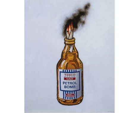 δ Banksy (b.1974) (after) Tesco Value Petrol Bomb Offset lithograph printed in colours, 2011, from the edition of 2000, on th