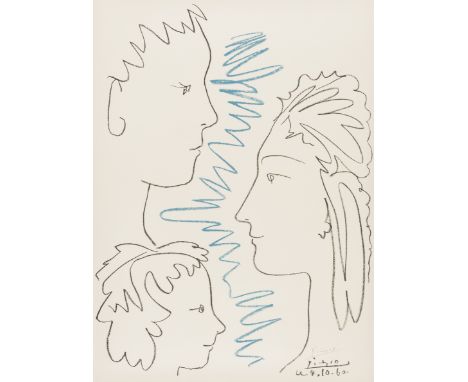 δ Pablo Picasso (1881-1973) (after) Arte et Solidartite (Czwiklitzer 197) Lithograph printed in colours, 1960, signed in penc
