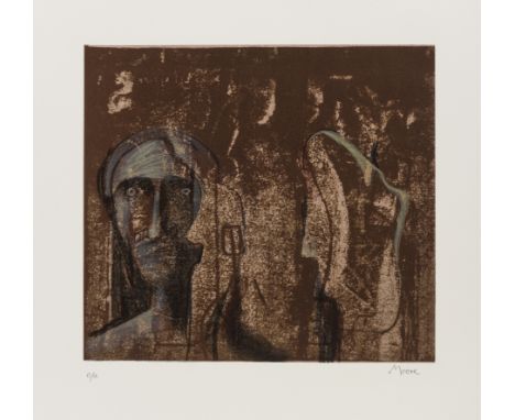 δ Henry Moore (1896-1986) Mary and Martha (Cramer 622) Lithograph printed in colours, 1981, signed and inscribed e/a in penci