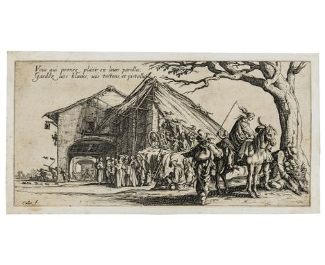 Jacques Callot (1592-1635) Le Bohémiens, série appelée aussi Les Égyptiens, La Marche des Bohémiens, La Vie Errante des Bohém