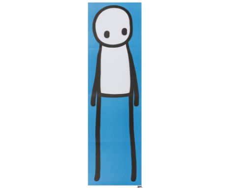 δ STIK Standing Figure Offset lithograph printed in colours, 2015, signed in black ink, with full margins, 755 x 240mm (29 3/