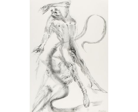 δ Elisabeth Frink (1930-1993) Spinning Man V (Wiseman 6) Lithograph, 1965, signed, dated and numbered from the edition of 65 