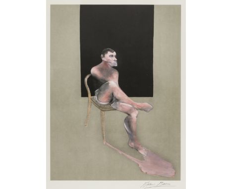 δ Francis Bacon (1902-1992) (after) Portrait of John Edwards  Lithograph printed in colours, 2002, with the printed signature