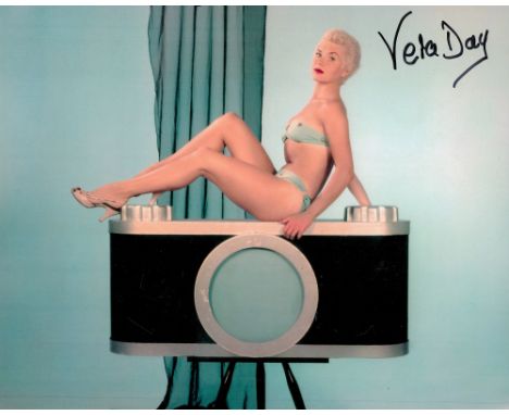 Vera Day signed 10x8 colour photo. Vera Day (born 4 August 1935 in London) is an English film and television actress. She was