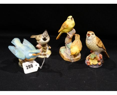 4 Royal Worcester Bird Groups