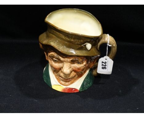 A Royal Doulton Character Jug, ‘Paddy’ with Musical Movement Playing an Irish Jig 