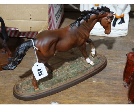 A Royal Doulton Matt Finish Model Race Horse, The Winner Da154