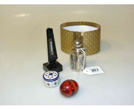 Thermometer, scent bottle, pill box, etc