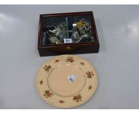 Clarice Cliff plate and a collection of watches
