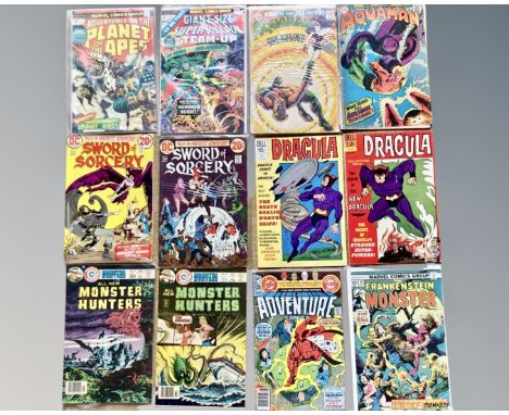 Marvel Comics Group : Adventures on the Planet of the Apes issue 1, together with 23 further comics by DC, Marvel, Charlton, 