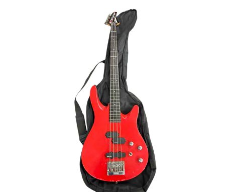 Washburn Axxess bass guitar, Made in Korea, with bag.