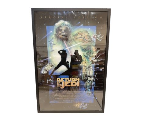 Star Wars Return of the Jedi (20th Century Fox, R-1997). One Sheet Film Poster (27" X 41"). Advance. Special Edition. Framed.