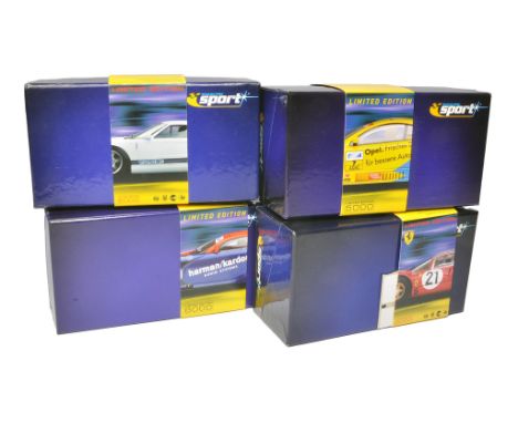 Scalextric slot car issues comprising Opel Astra V8 Coupe, Ford GT 2003, TVR T400R British GT championship 2003 plus Ferrari 