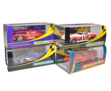 Scalextric slot car issues comprising Dallara Indy 'Coca Cola' no.7, Dallara Indy 'Pennzoil, Collectors Series F1 Fire plus C