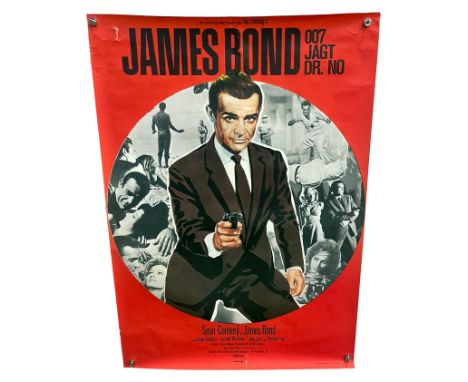 James Bond 007 Film Poster comprising, Dr No (R-1980). Rolled. German A1 (23.25" X 33).