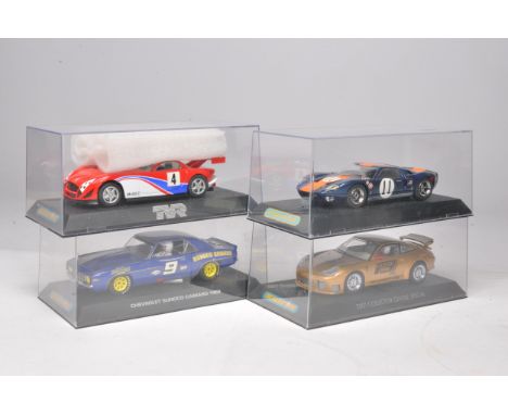 Scalextric slot car issues comprising Ford GT40 1967 Daytona no.11, 2001 Collector Centre Special Porsche 911, Chevrolet Suno