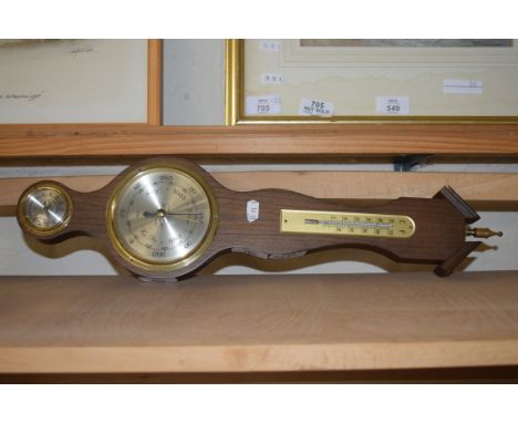 MODERN BAROMETER THERMOMETER COMBINATION