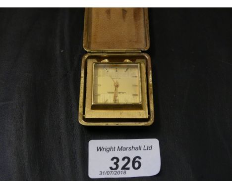 A Louis Rossel folding travel alarm clock