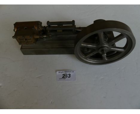 A Stuart stationary engine to form part of a larger piece