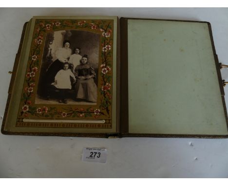 An album of various Victorian portrait photographs 