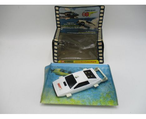 A Corgi toys No. 269 James Bond Lotus Esprit complete with instruction leaflet and original display box