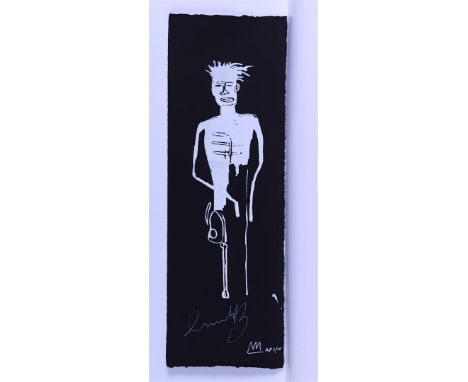 Jean Michel Basquiat (New York 1960 - 1988), (after), Figure, bears signature, crown and numbered AP (= Artists' proof), and 