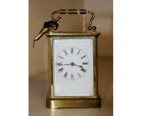 Early 20th Century brass carriage clock