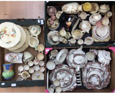 A large collection of Crown Ducal including a part 'Orange Tree' pattern dinner and tea service with further misc. Ducal ware