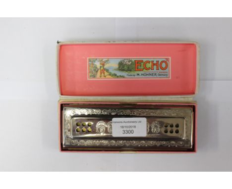 "The Echo Harp" Harmonica by M Hohner. Boxed.