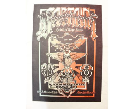 Captain Beefheart and His Magic Band October pm Crawford Hall, Rick Griffin Lithograph Poster