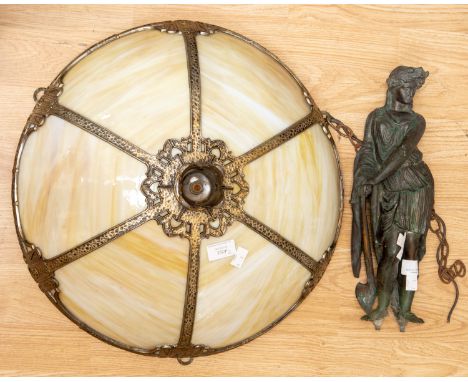 Edwardian design ceiling lamp shade