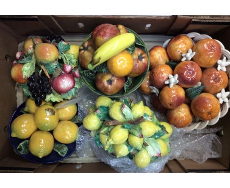 A collection of ceramic Fruit (5)
