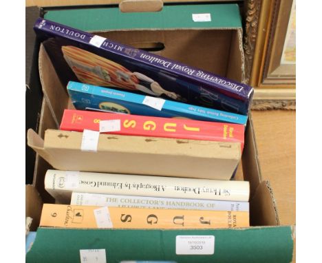 A Ceramic Collectors lot of reference books including, 'Good Sir Toby', Doulton &amp; Co, 1955, in original sleeve, 'Discover