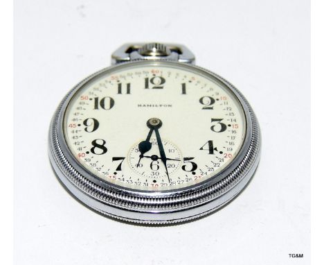 Hamilton US ordnance Dept Railroad grade watch 992B serial No 5020