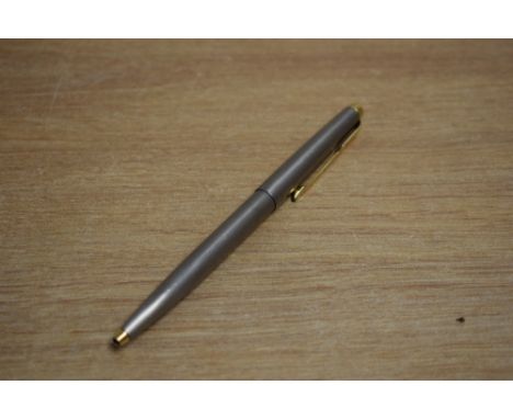 A Parker 75 ballpoint pen in Flighter with gold trim
