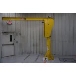 CABELL - HOWE JIB CRANE, 1/2 TON CAP, NO HOIST, APPROX 12' ARM, 10 1/2' TALL