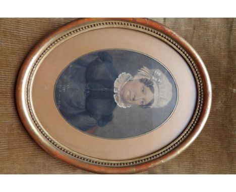 W/C portrait of Mary Marvin b1770