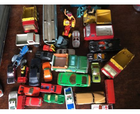 A quantity of vintage toys to include Dinky.