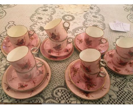 Sampson, Wood and Co. part tea service 26 pieces.