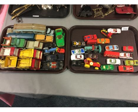 A quantity of vintage Dinky and Tonka toys etc.