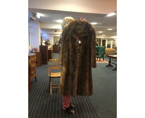 French mink tail coat.