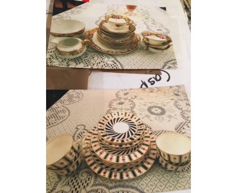 Rosenthal Bavaria pattern part tea service 18 pieces together with another 15 pieces.