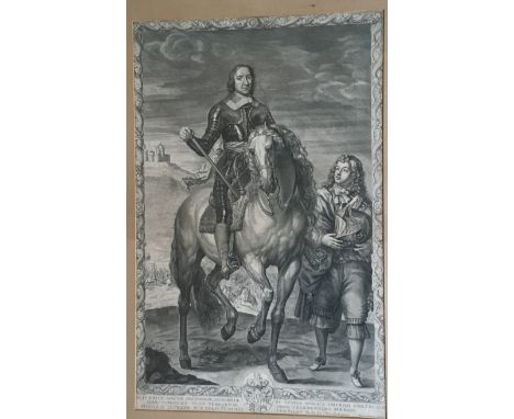 Oliver Cromwell after Van Dyck 55x35cms