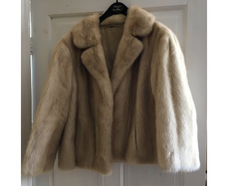 Vintage mink jacket. (dark hanger)