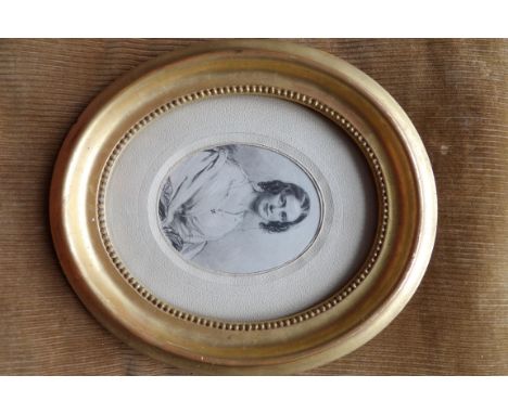 Good quality portrait miniature a young lady 9cm