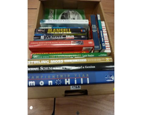 Automobilia/Books - Collection of books relating to Motor Racing and a collection of vintage Motor Sport magazines in one box